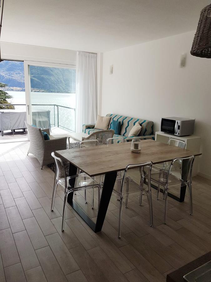 Baia Blu - Luxury Apartments With Pool Cremia Exteriör bild