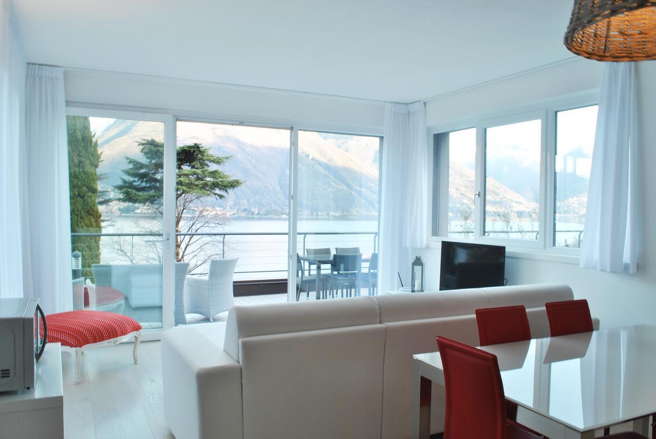 Baia Blu - Luxury Apartments With Pool Cremia Exteriör bild