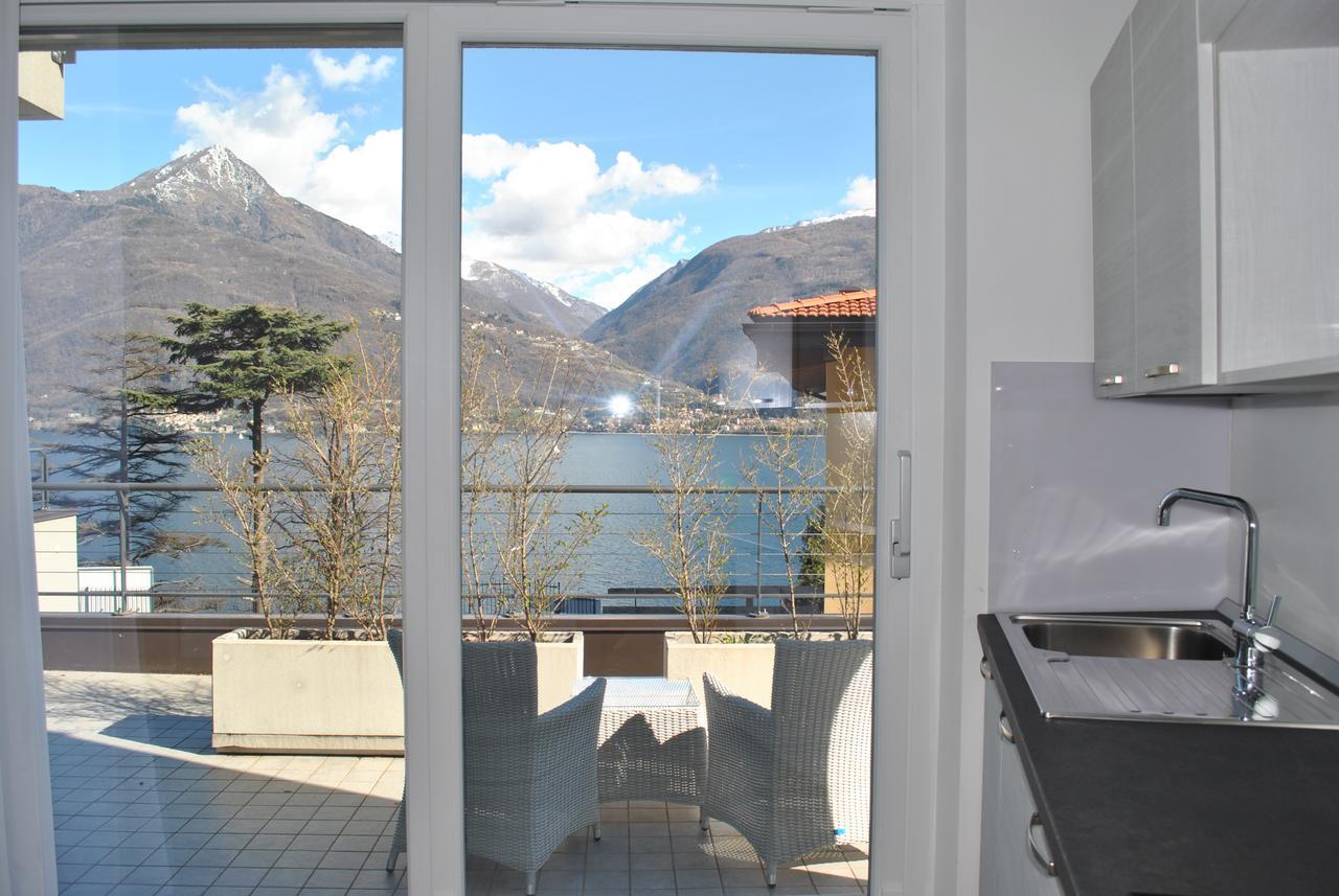 Baia Blu - Luxury Apartments With Pool Cremia Exteriör bild