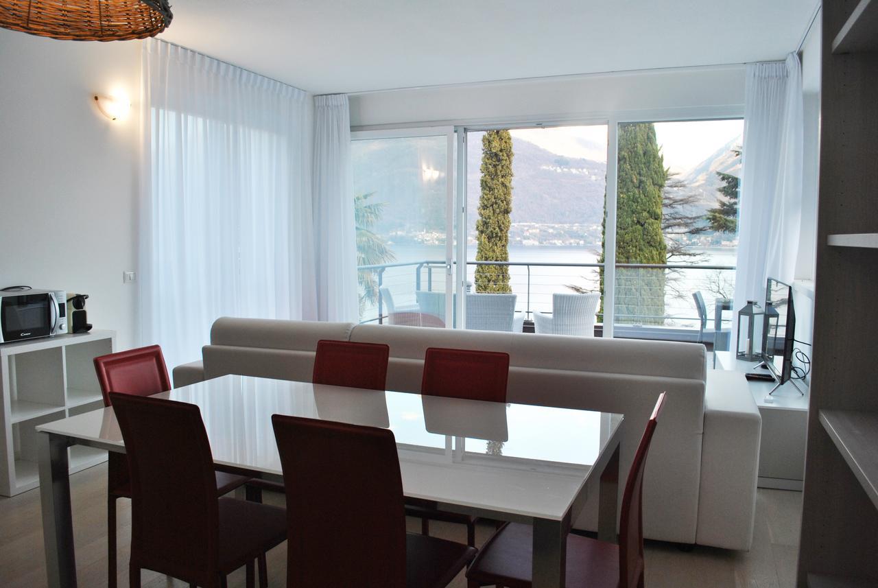 Baia Blu - Luxury Apartments With Pool Cremia Exteriör bild